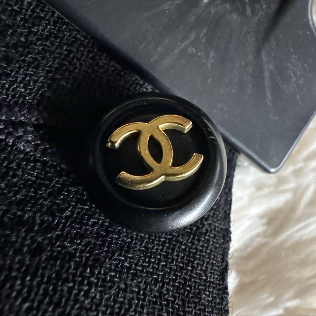 【入手困難】CHANEL ヴィンテージ ココマーク プリーツスカート 36 黒