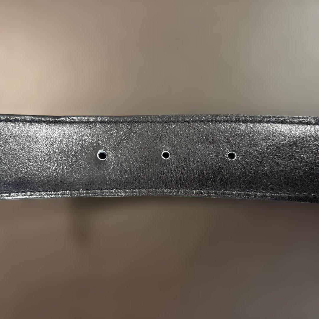 【Yuji Koyama様限定】エルメス青レザーベルト メンズ ゴールドバックル