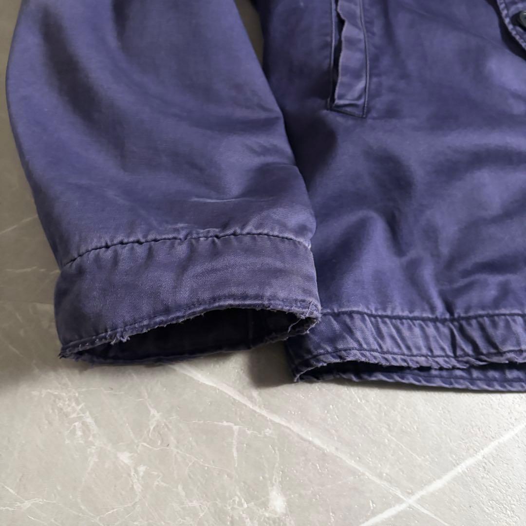 US NAVY ユーティリティジャケット 60s ナス紺　実物　ミリタリー