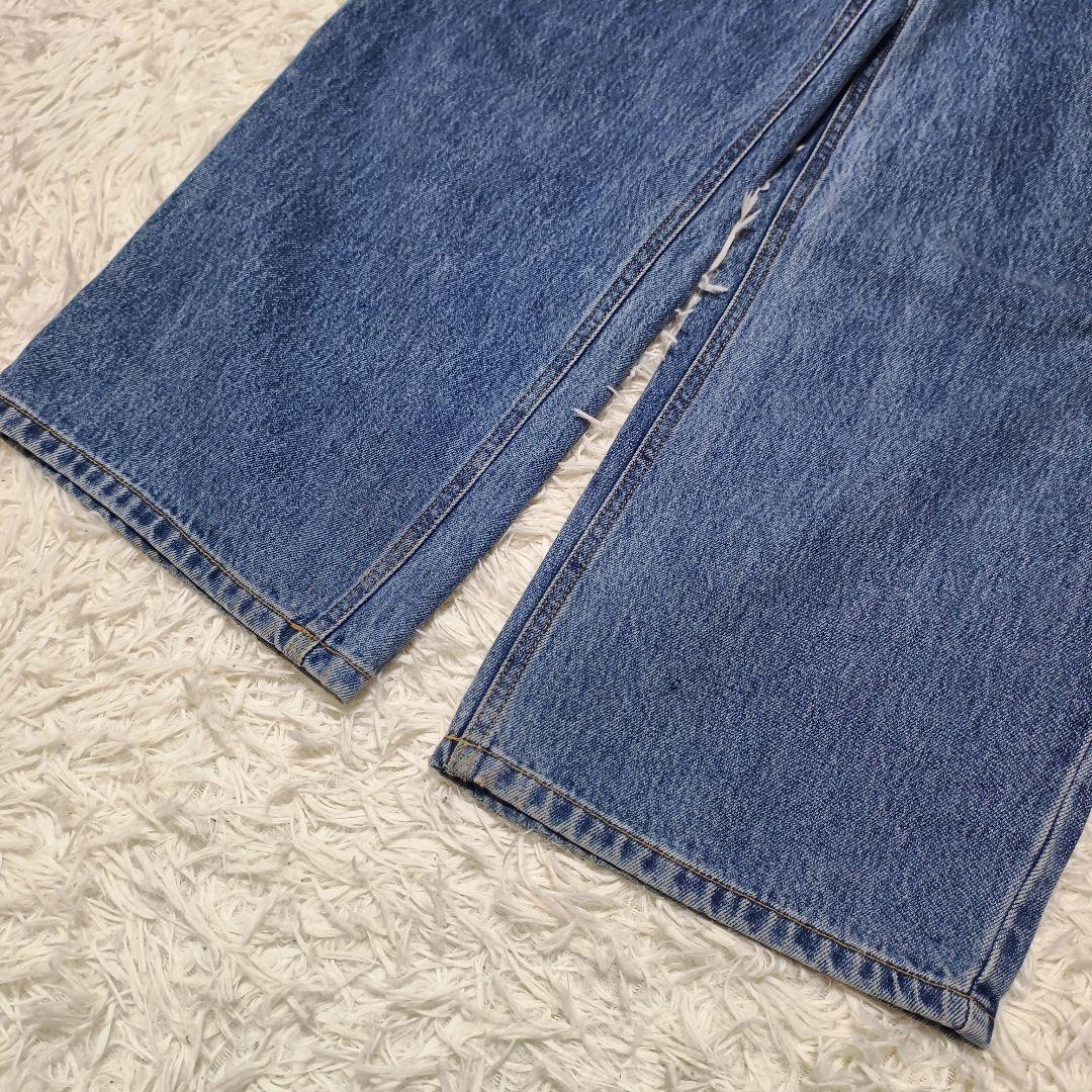 Na.e ナエ　Wide Loose Jeans _Deep Blue
