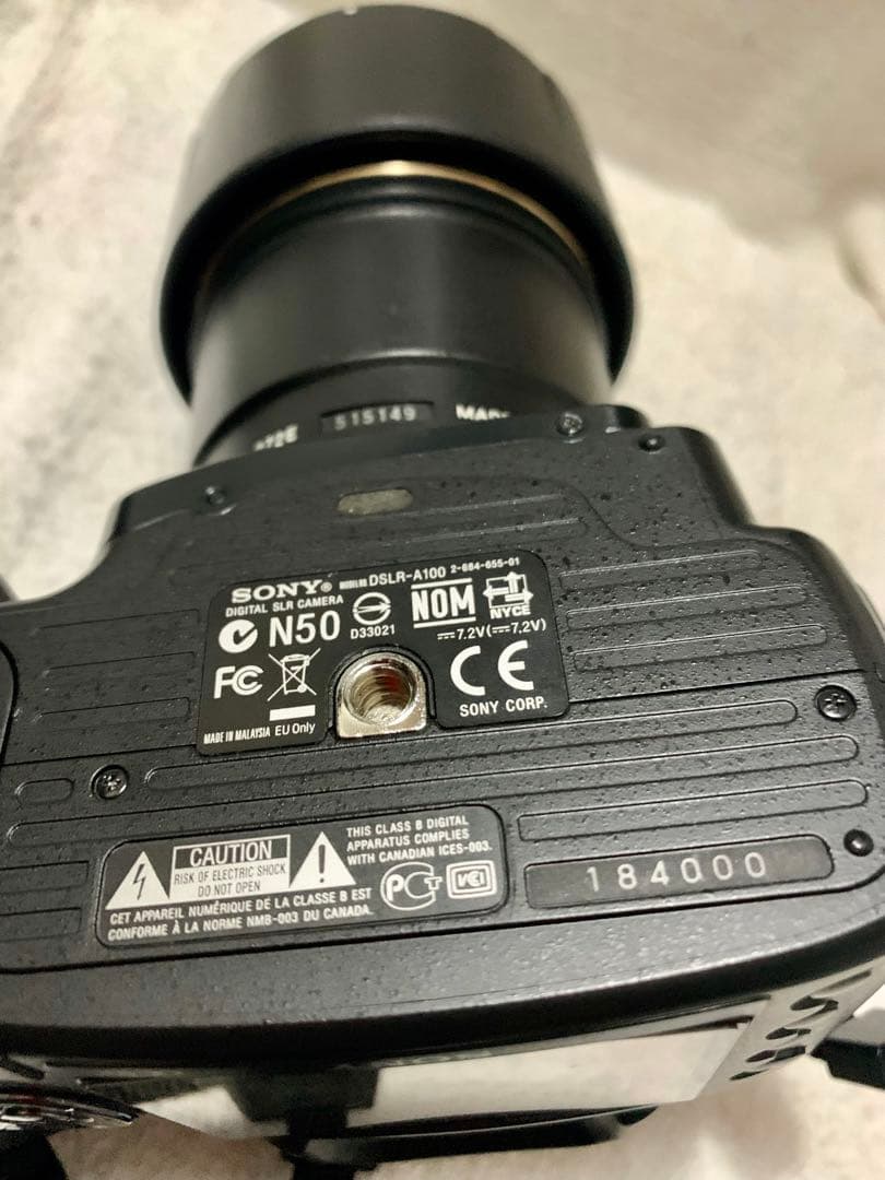 SONY α100＋タムロン　272E マクロ　極美品