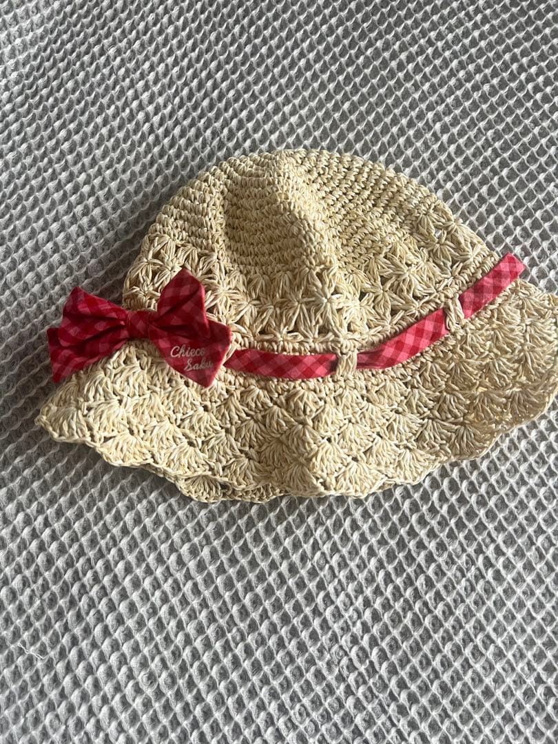 ミキハウスチエコサク　麦わら帽子