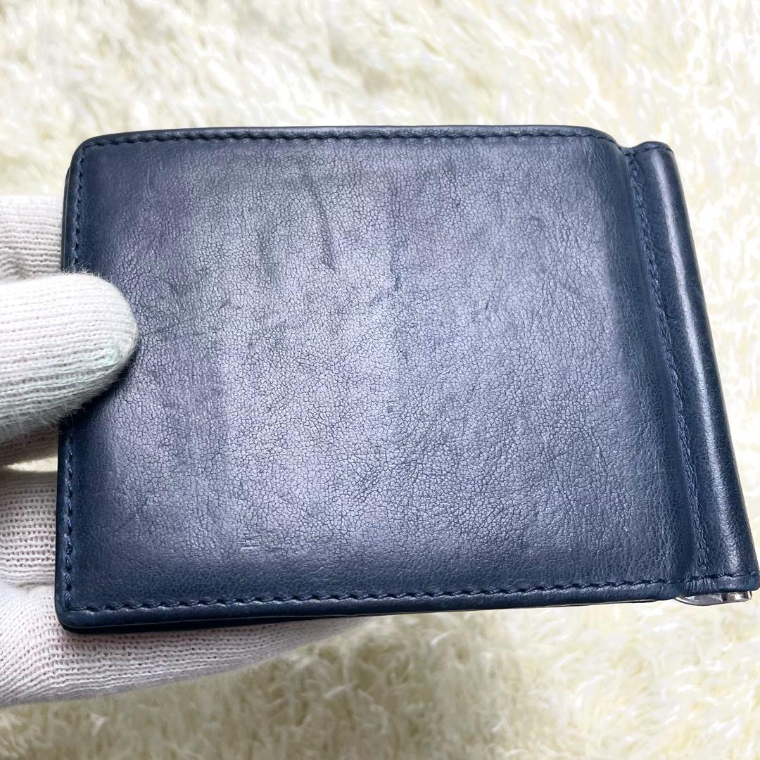 ヴィヴィアンウエストウッド マネークリップ レザー ネイビー