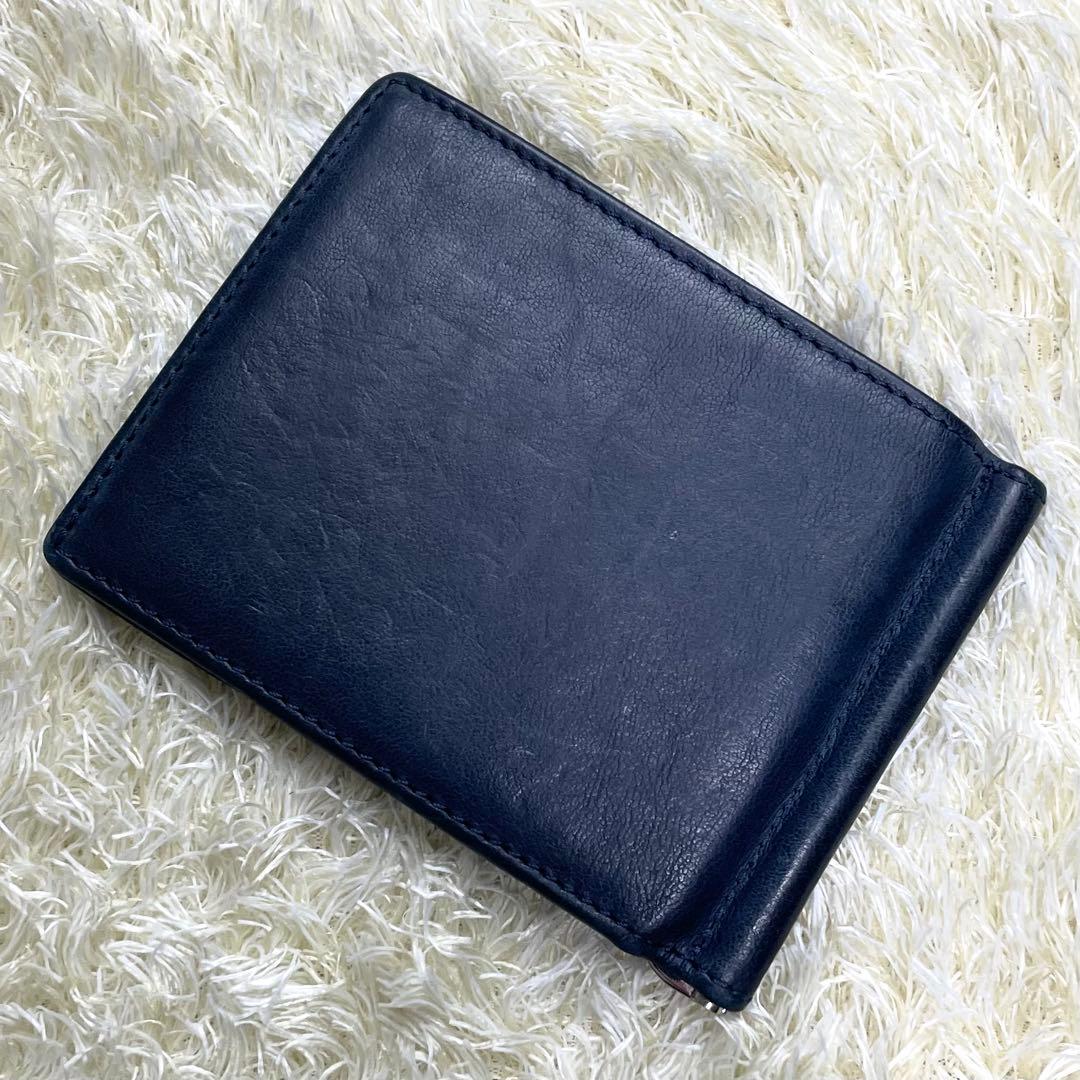 ヴィヴィアンウエストウッド マネークリップ レザー ネイビー