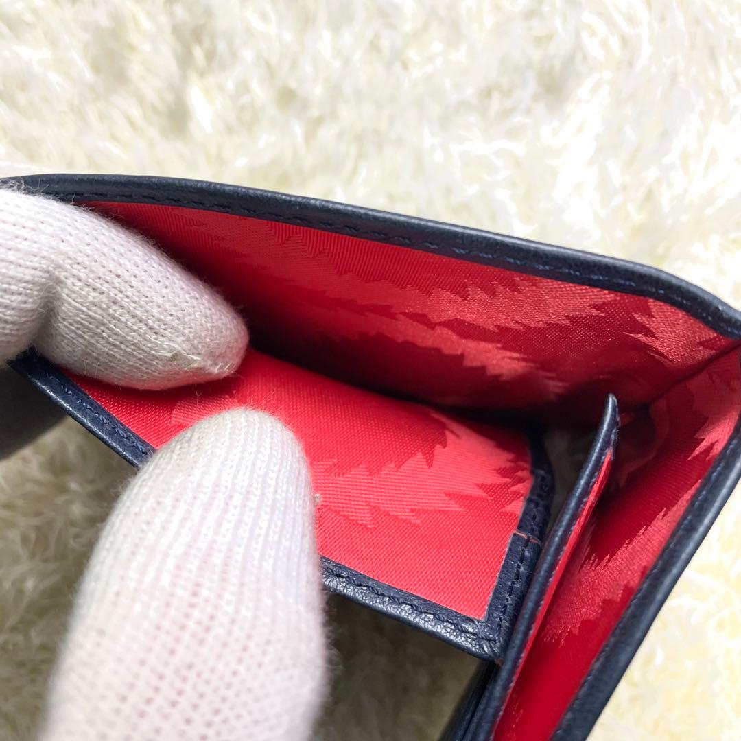 ヴィヴィアンウエストウッド マネークリップ レザー ネイビー