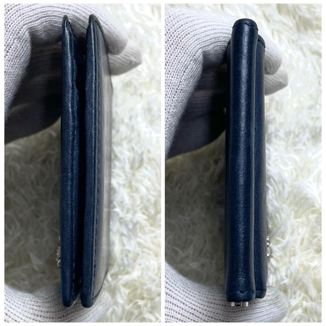 ヴィヴィアンウエストウッド マネークリップ レザー ネイビー