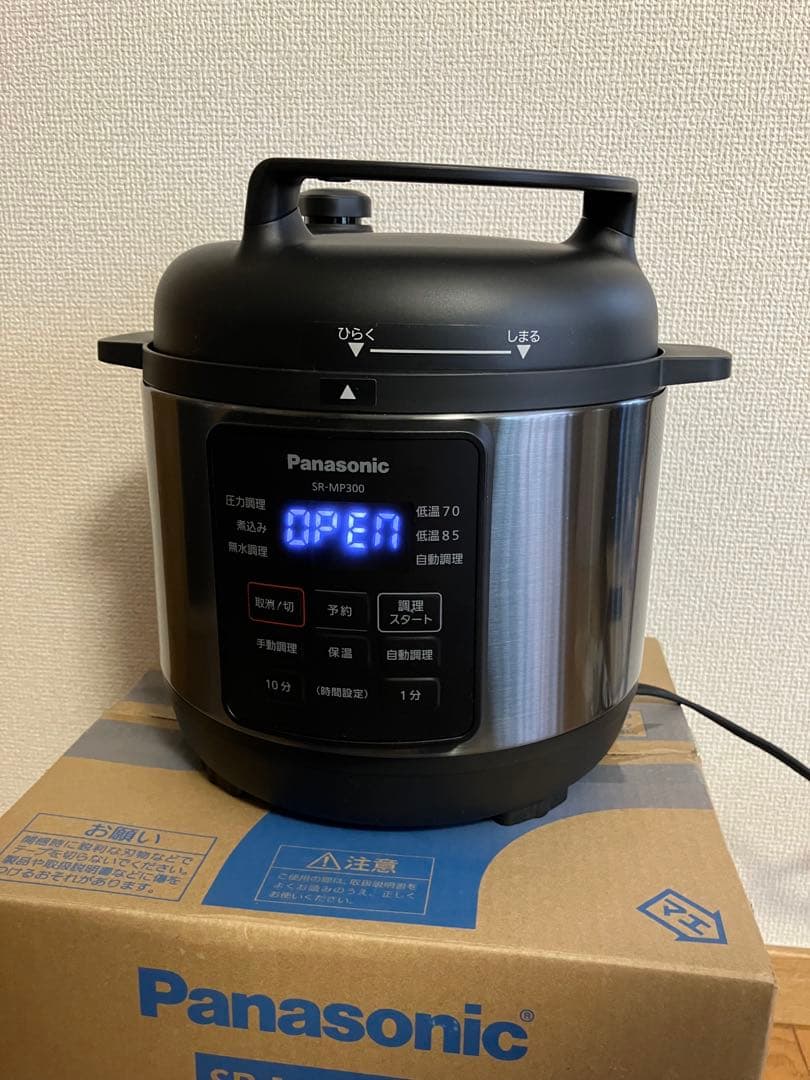 【美品】Panasonic 電気圧力鍋 SR-MP300