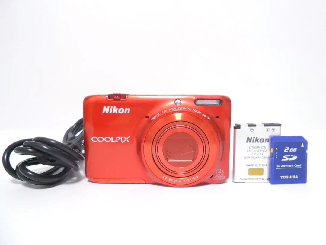 【お値下げ歓迎・極美品】 Nikon COOLPIX S6500 オレンジ