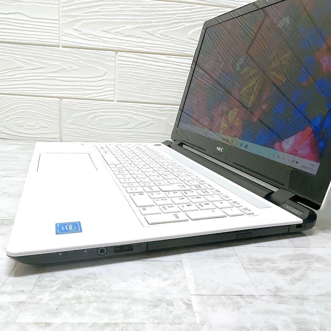 美品❤高速起動 NEC SSD Win11 ノートパソコン DVD カメラ