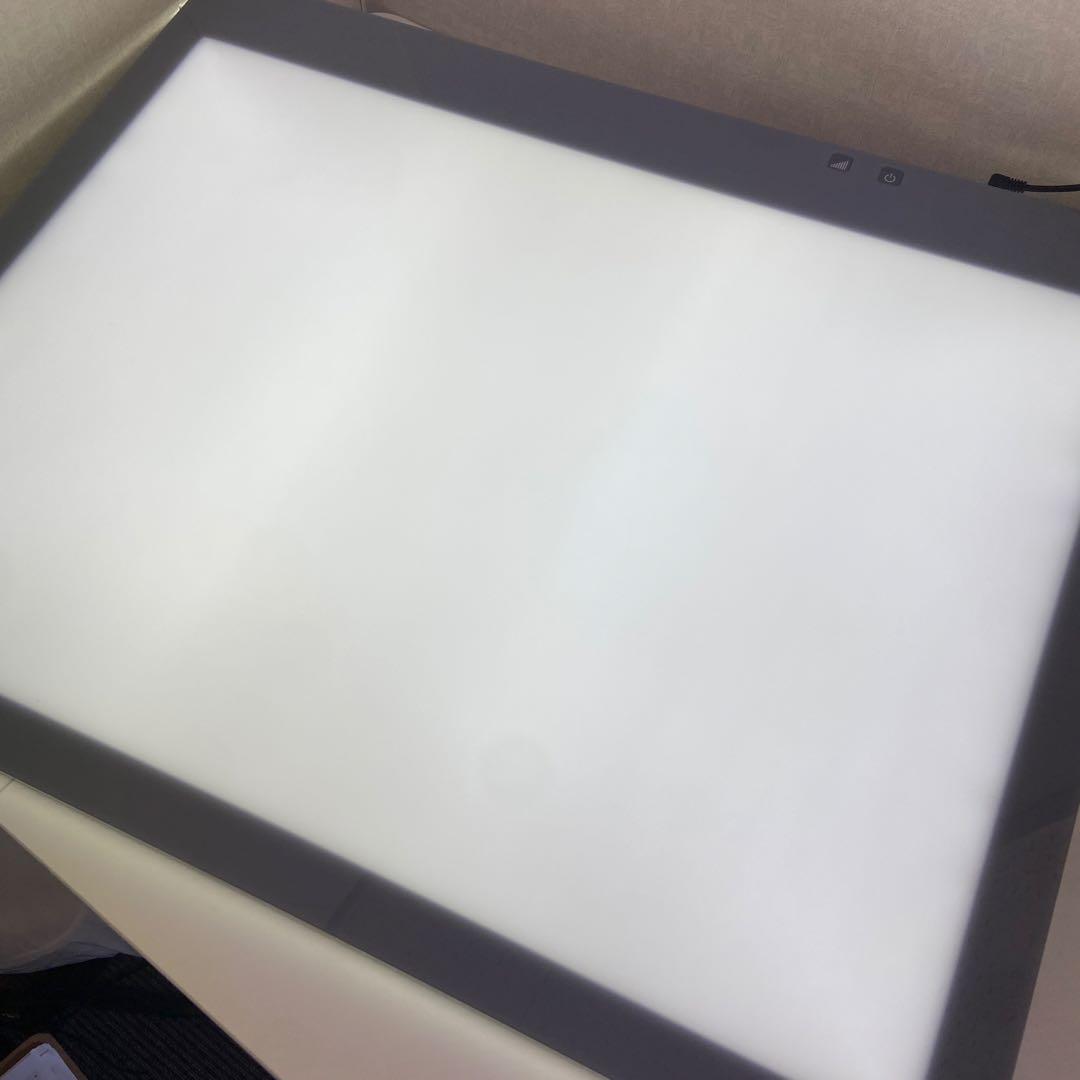 美品⭐️トレース台 トレビュアー A2 グレー 薄型 7段階調光 A2-450