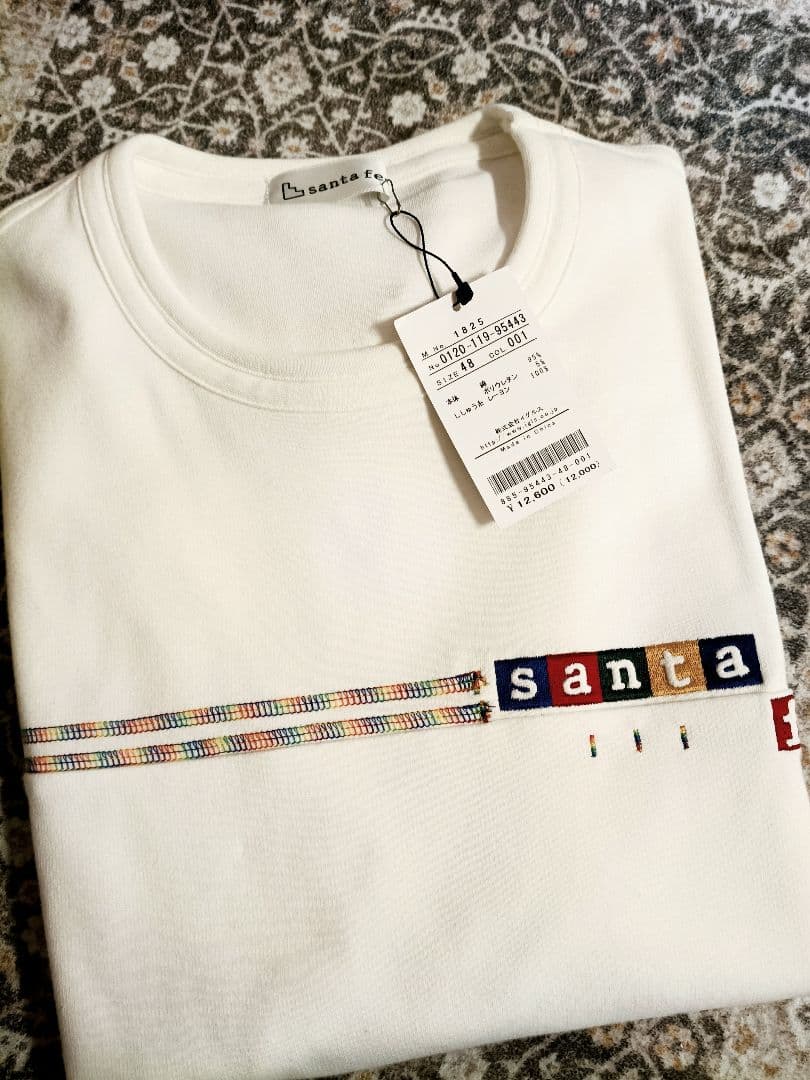 サンタフェ Santa fe スウェット 48/L 新品 未使用　タグ付き