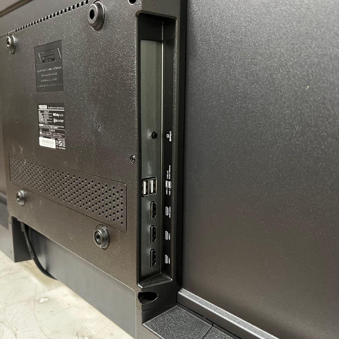 全国送料込❣️昨年購入VEZZER43型量子ドット4KチューナーレスTVアプリ可