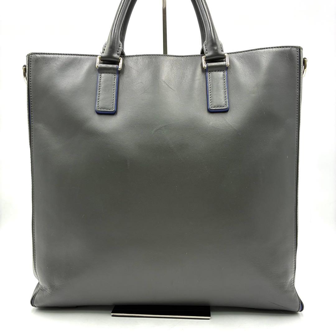 美品 ポールスミス ハイライトトリム 2way トートバッグ A4収納 レザー