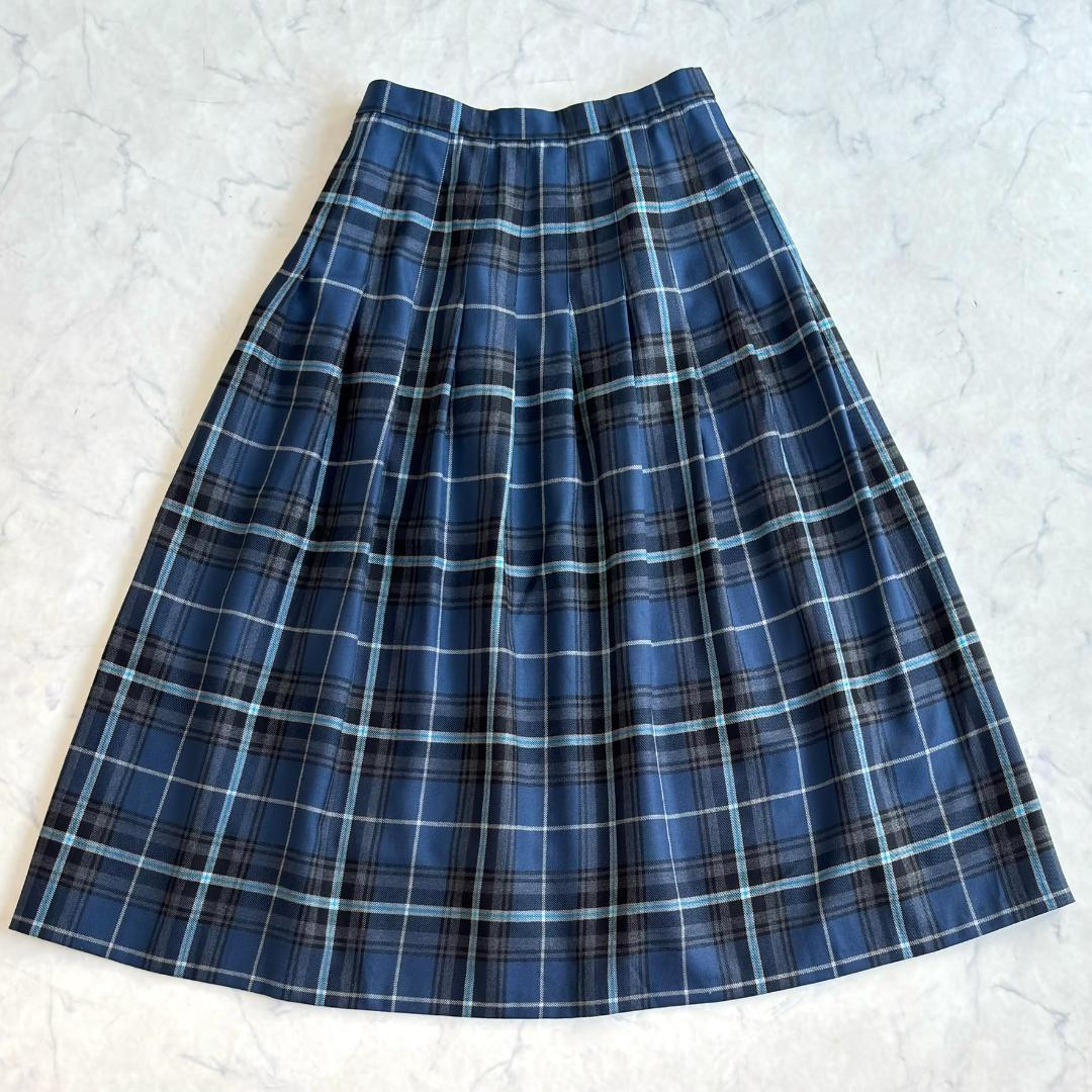 オニールオブダブリン ウールプリーツスカート タータンチェック 42 tf0