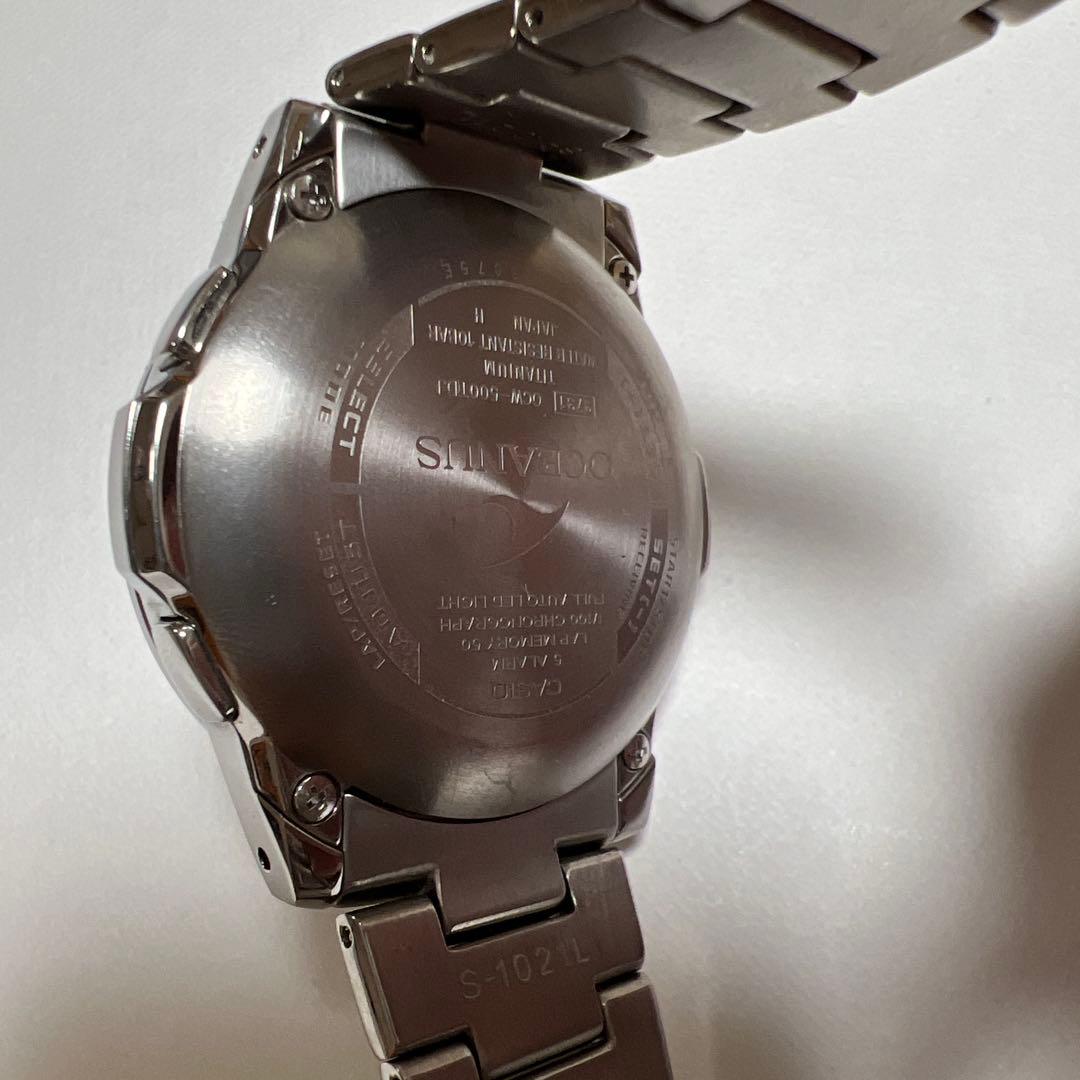 腕時計　CASIO OCW-500TDJ 初代 OCEANUS チタン