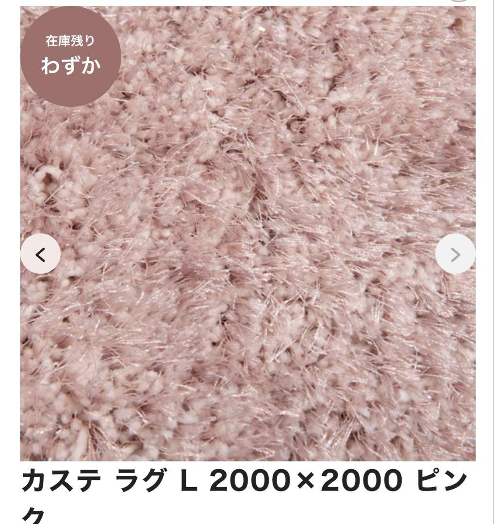 5/31まで。最終お値下済（送料込）Francfranc カステラグ L ピンク