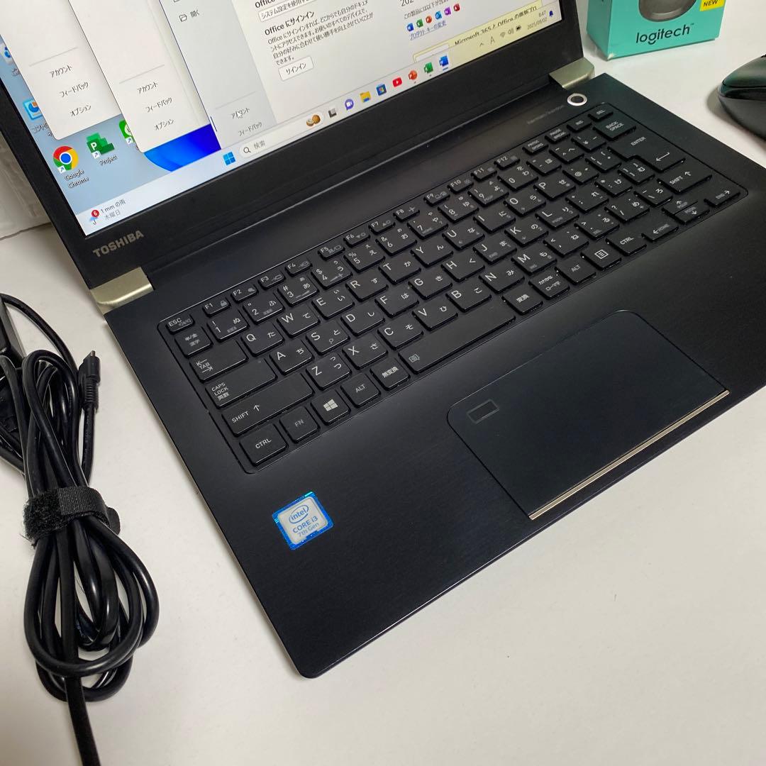 Windows11 オフィス2024年　高速起動SSD 美品　東芝ノートPC