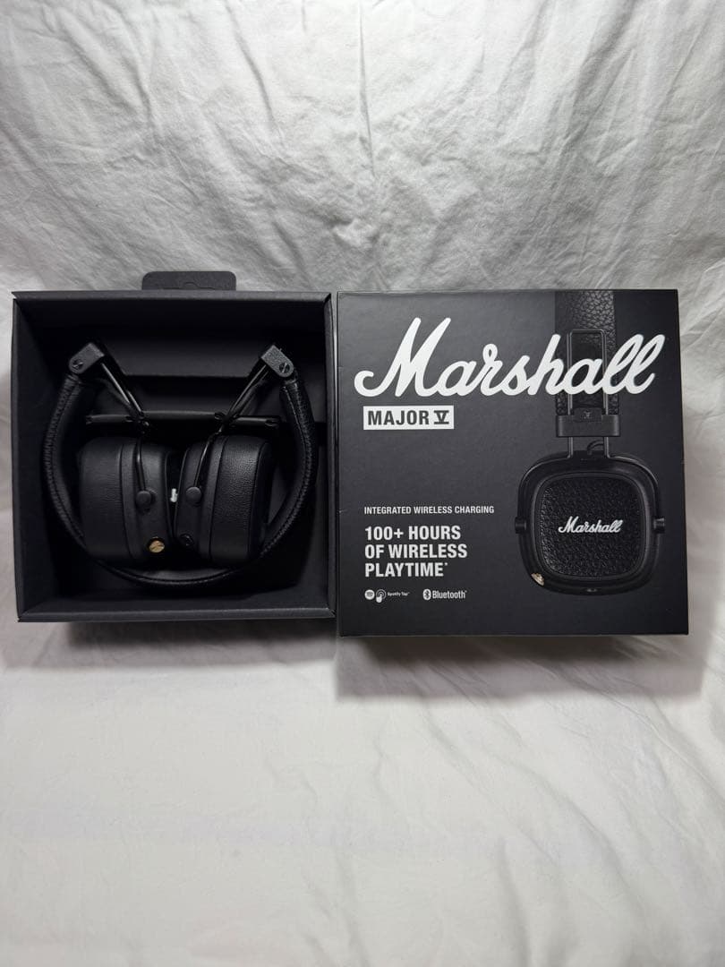 Marshall ワイヤレスヘッドホン Major Ⅴ ブラック