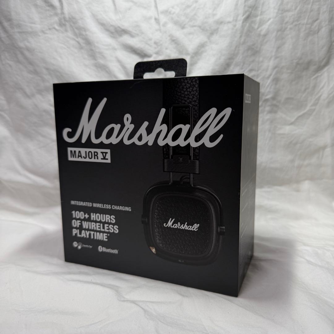 Marshall ワイヤレスヘッドホン Major Ⅴ ブラック