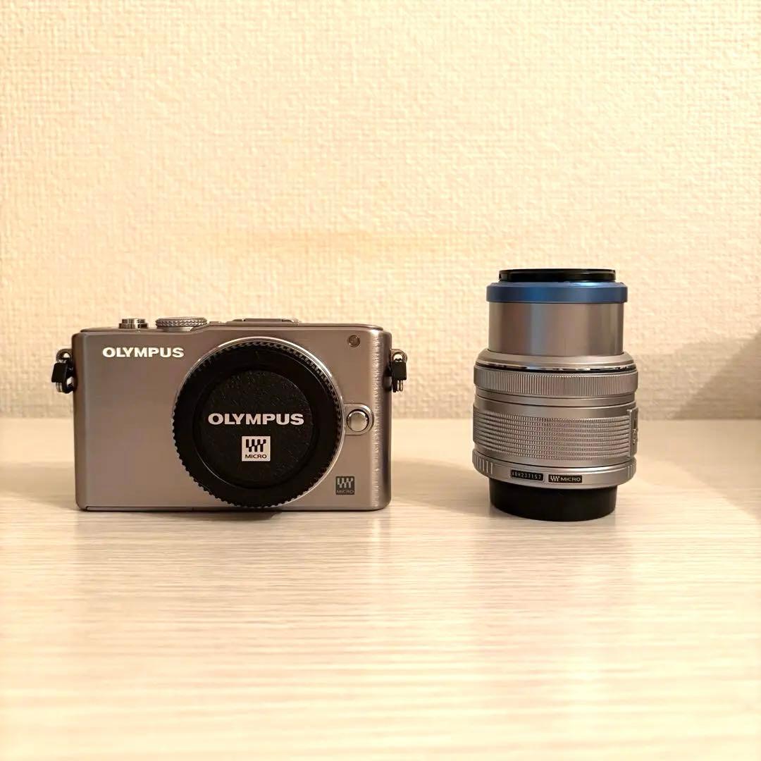OLYMPUS PEN Lite E-PL3 シルバー レンズキット