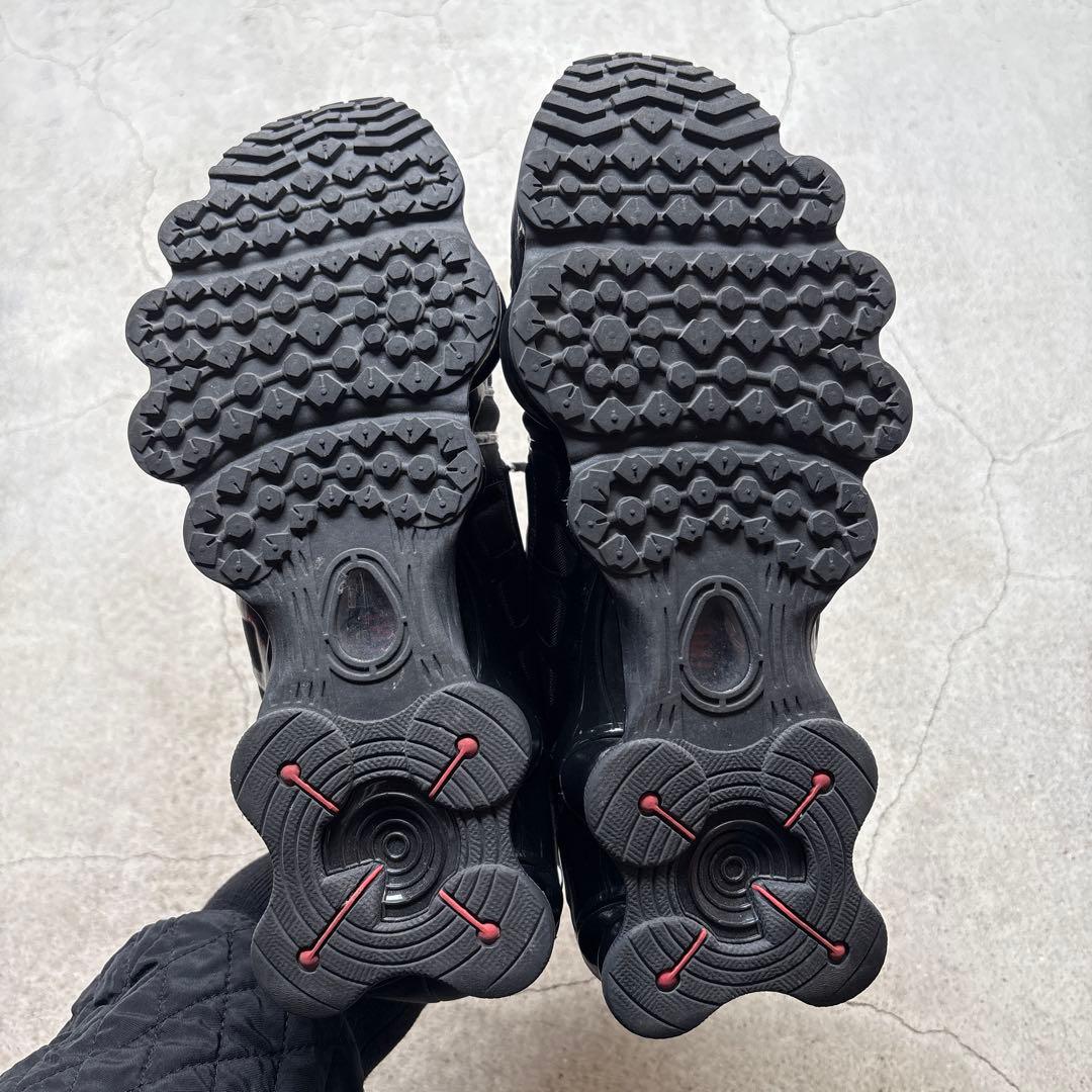 靴 NIKE W SHOX TL Black and Max Orange 28cm