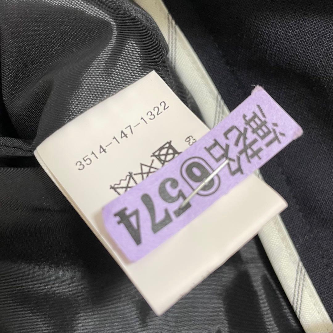 【美品】グリーンレーベルリラクシング パンツスーツ 濃紺 ブラック 38サイズ