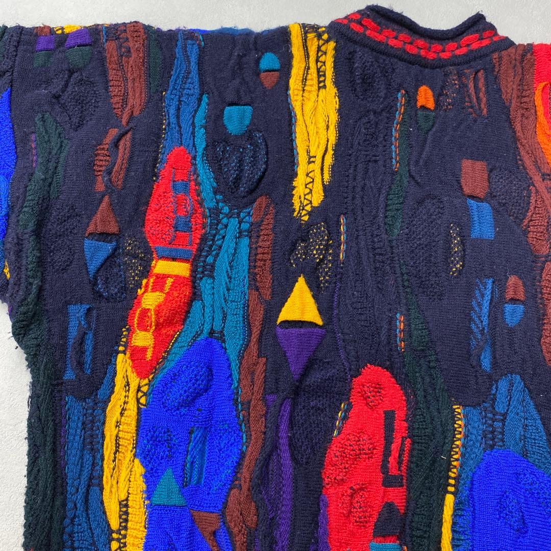 N311◯ COOGI クージー 3Dニット カラフルニットMサイズ