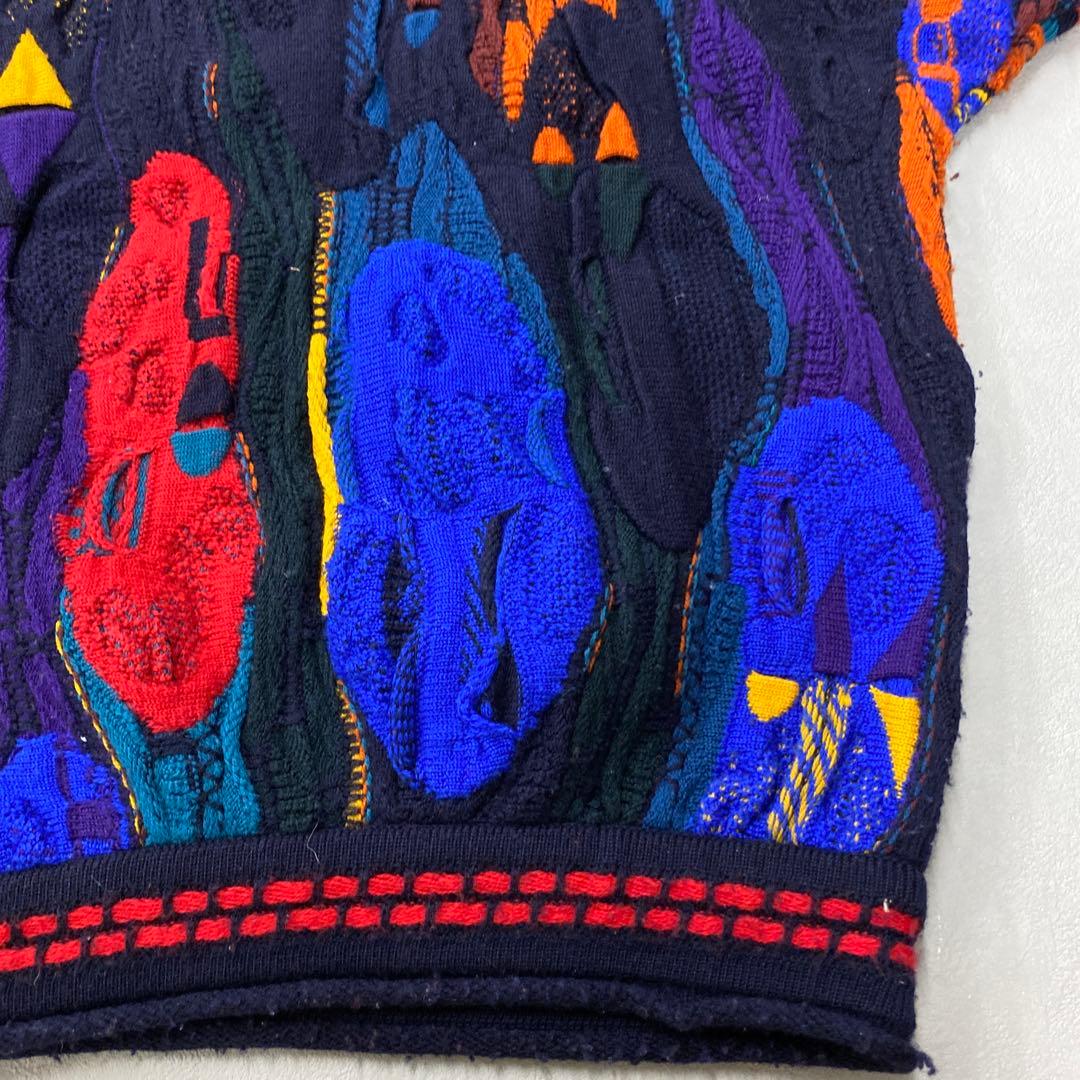 N311◯ COOGI クージー 3Dニット カラフルニットMサイズ