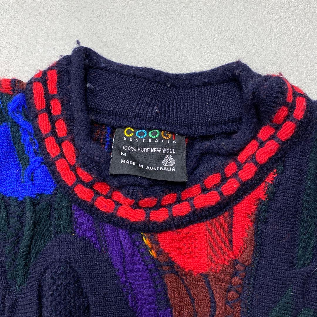 N311◯ COOGI クージー 3Dニット カラフルニットMサイズ
