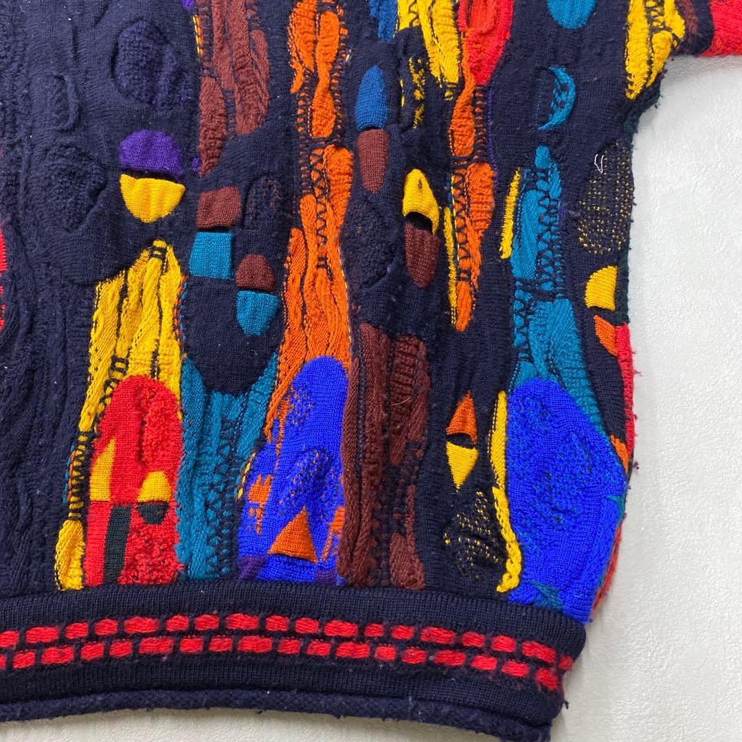 N311◯ COOGI クージー 3Dニット カラフルニットMサイズ