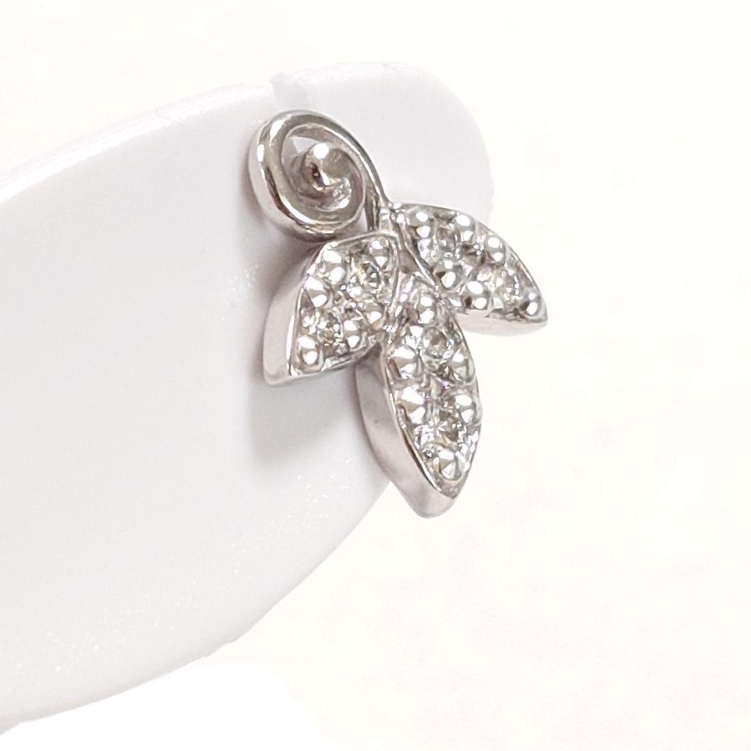 【美品】 ティファニー オリーブ リーフ ダイヤ ピアス 6065