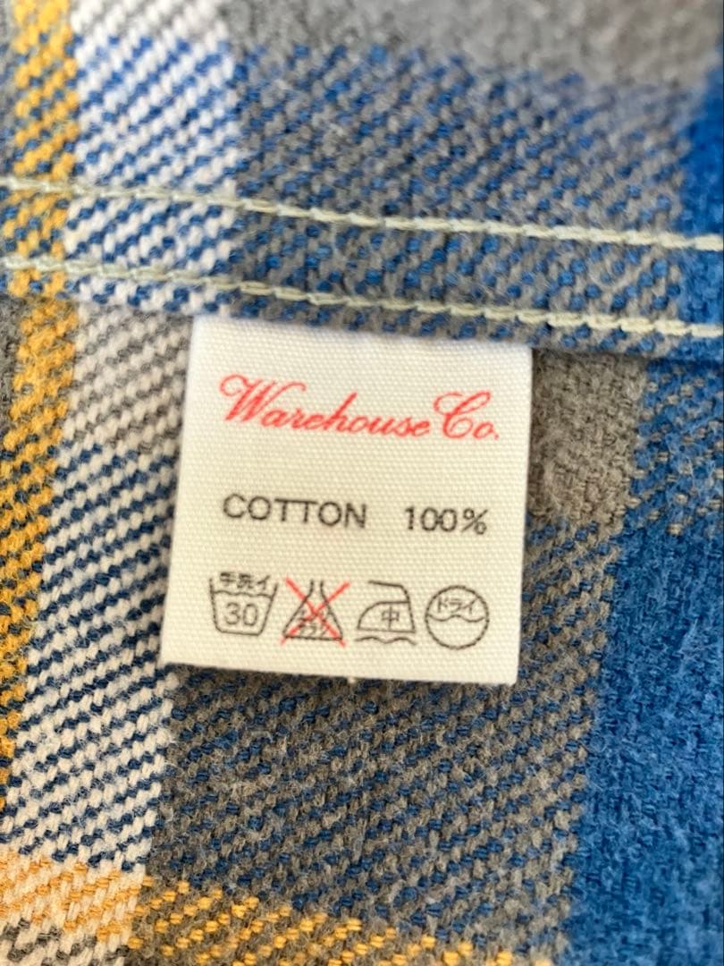WAREHOUSEウエアハウス　ネルシャツ