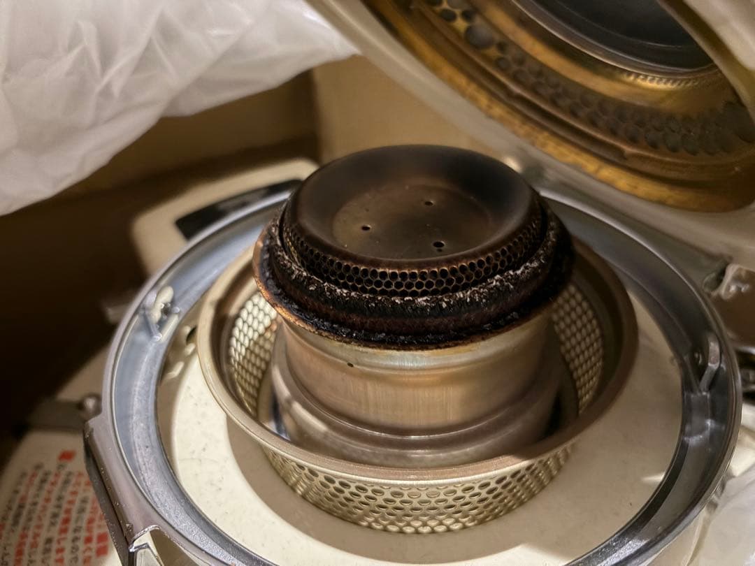 アラジン　Aladdin ガスストーブ ホワイト/給油ポンプ グリーン　セット