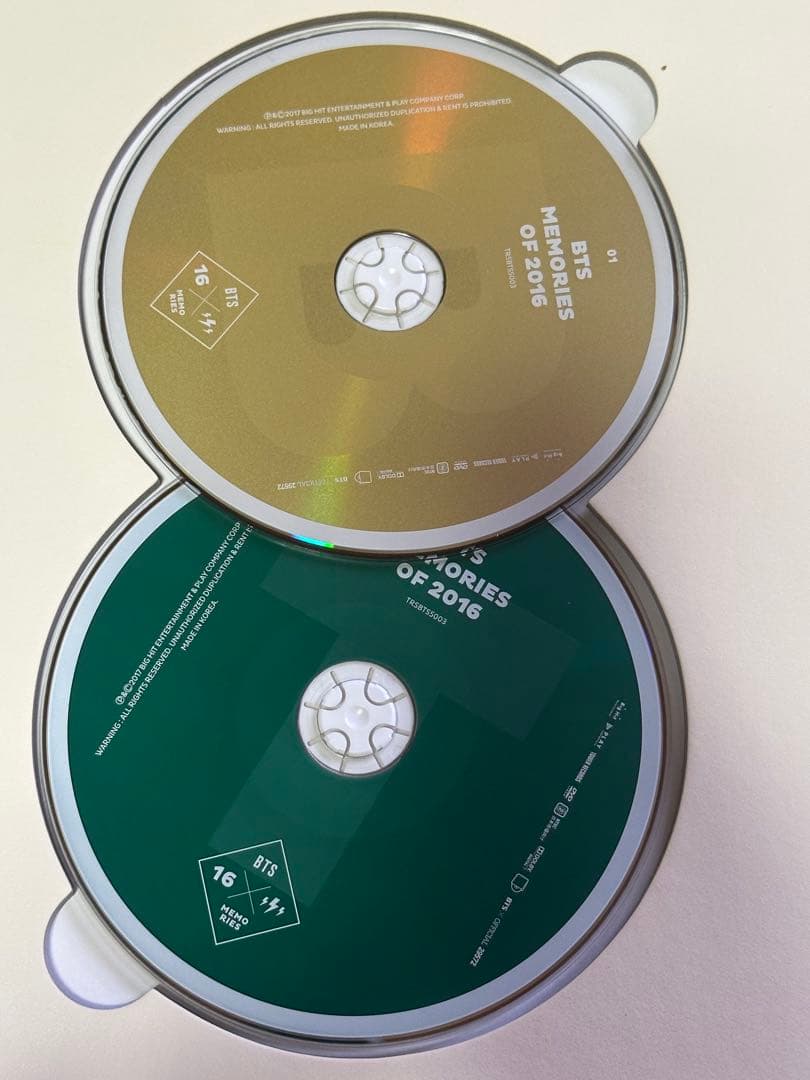 BTS MEMORIES OF 2016 DVD　トレカ