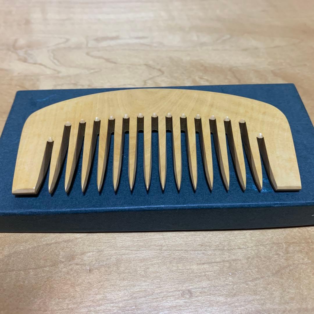 京都　二十三や つげ櫛　ケース付き