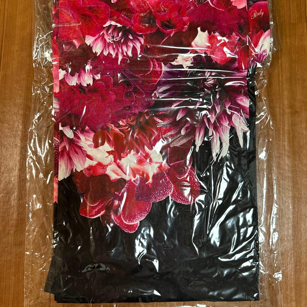 【レア】新品未開封★Rady★浴衣 （帯セット）リゾートフラワー★黒★リゾフラ★