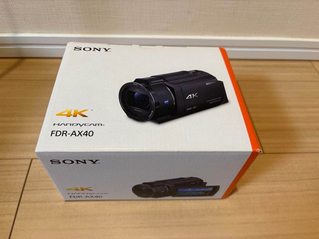 【訳あり】FDR-AX40 4K ビデオカメラ本体と付属品　　※ピンボケ不良