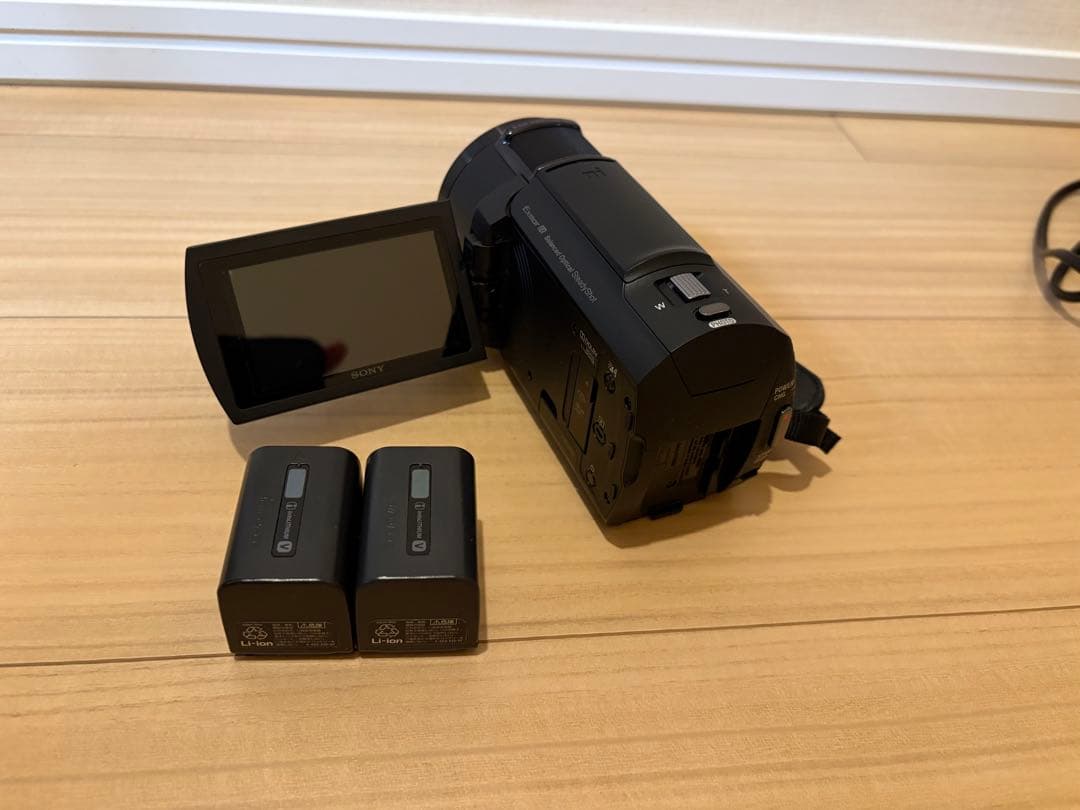 【訳あり】FDR-AX40 4K ビデオカメラ本体と付属品　　※ピンボケ不良