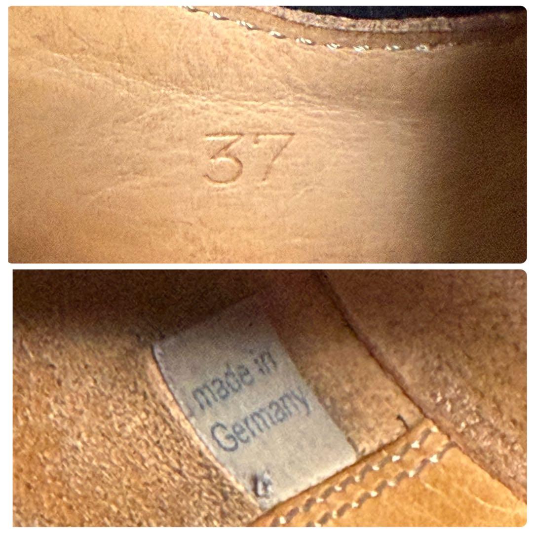 trippen トリッペン ロングブーツ 37 本革 黒 サイドジップ ドイツ製