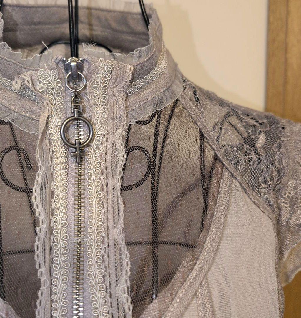 *新品タグ付* RozenKavarier レース切替 シースルージャケット