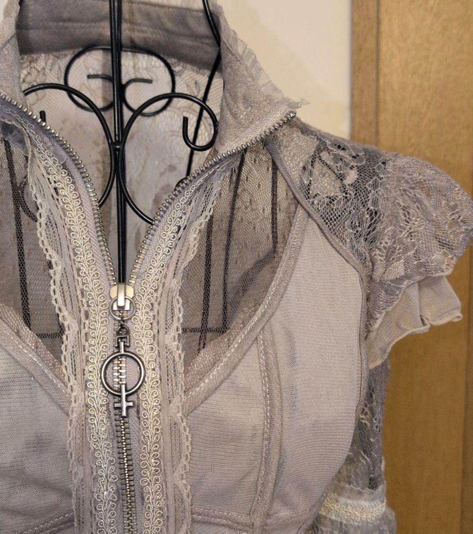 *新品タグ付* RozenKavarier レース切替 シースルージャケット