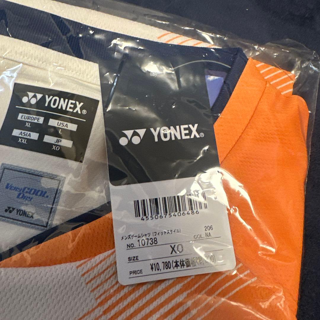 新品　ヨネックス XOサイズ 10738/206 ゲームシャツ YONEX