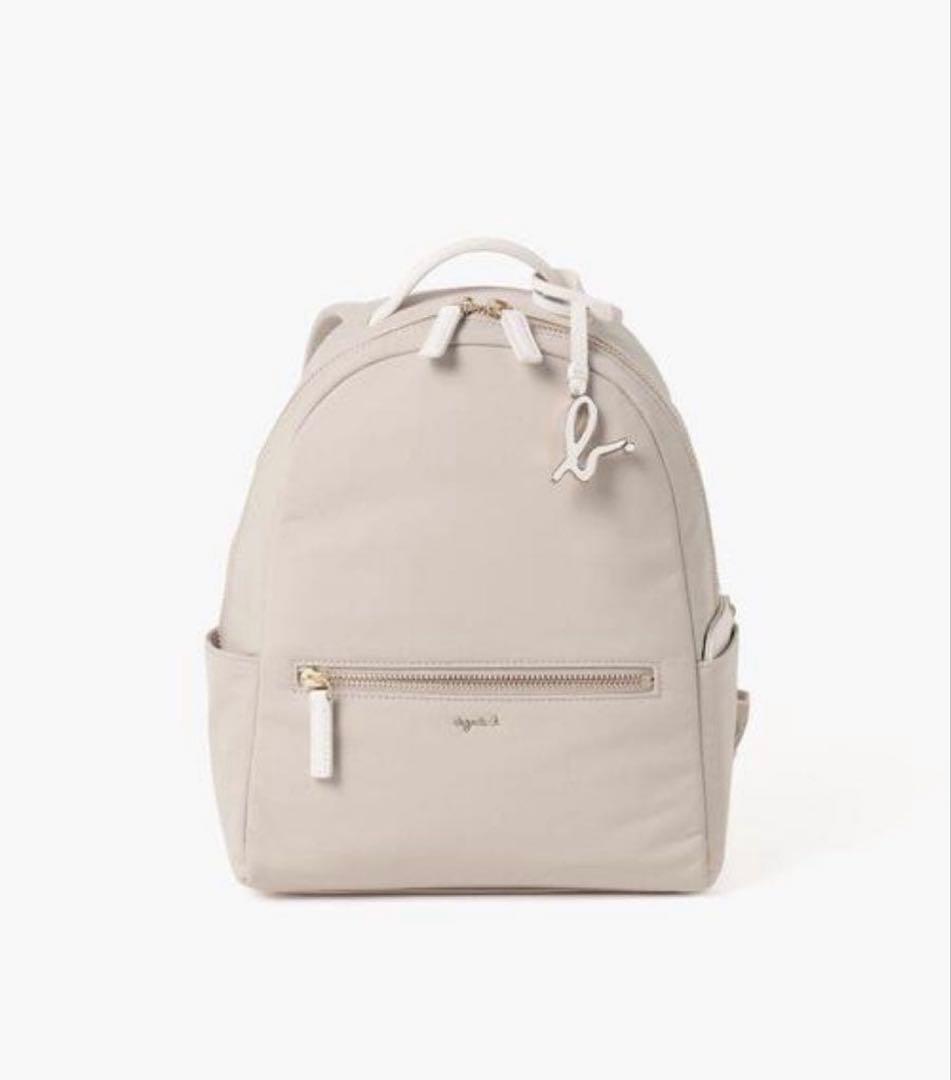 【美品】アニエスベー　リュック ミニ　バッグパック　ナイロン　チャーム