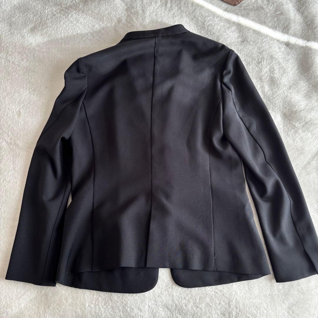 ✨️美品 PLST プラステ パンツスーツ セットアップ ノーカラー ブラック