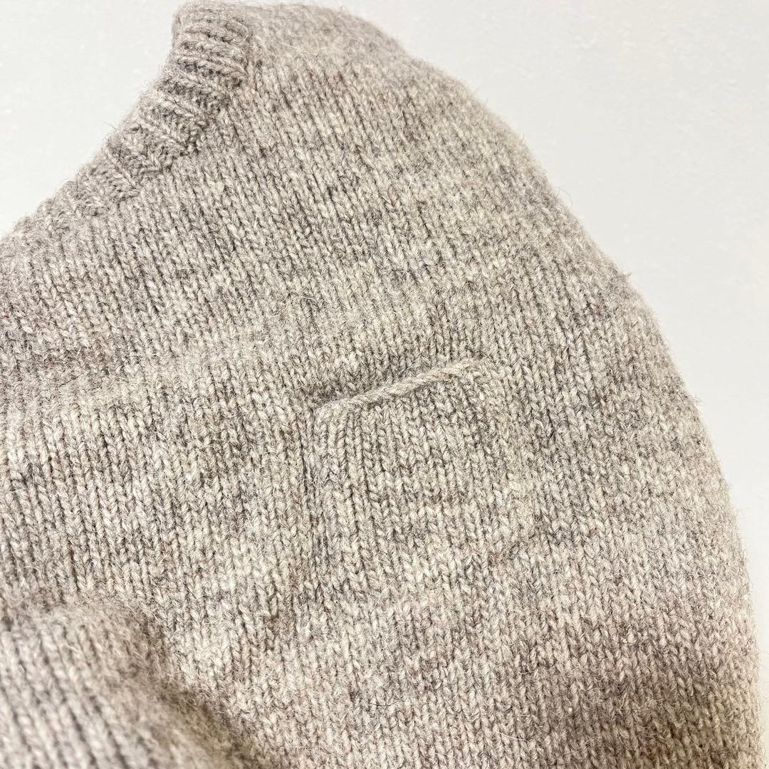 ゴーシュ ウール ペルーニット クルーネック ミディアムグレー サイズ2
