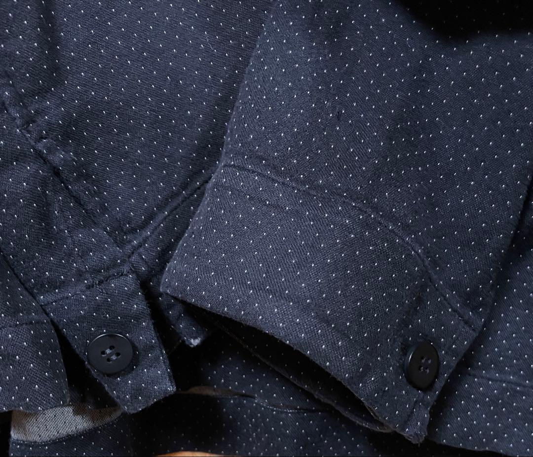 IM MEN ISSEY MIYAKE ドット柄ロングスリーブシャツブラック 3