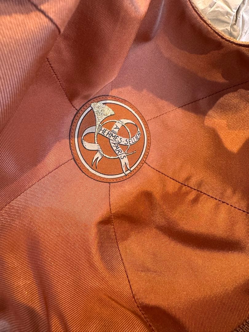 未使用 タグ付 エルメス HERMES キャップ キャスケット セレナ ゴールド