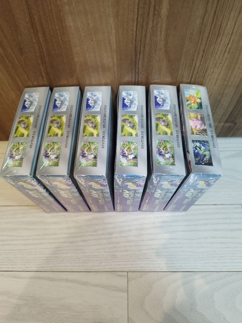 【新品未開封】ポケモンカードゲーム バイオレットex 6box シュリンク付き
