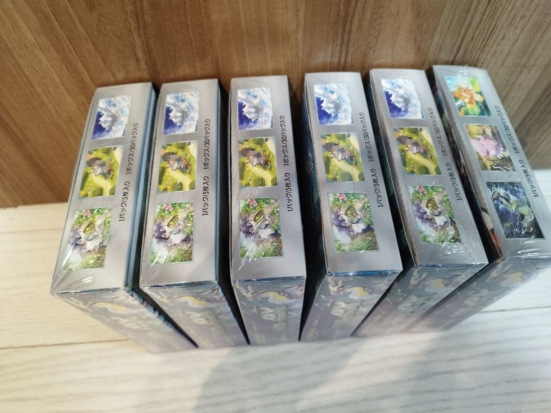 【新品未開封】ポケモンカードゲーム バイオレットex 6box シュリンク付き