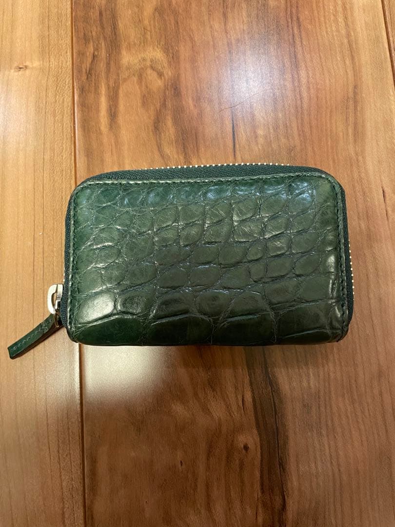 グリーンレザーケース
